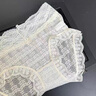 莫代爾冰絲內(nèi)褲女士蕾絲網(wǎng)紗高腰收腹性感無痕棉襠少女生透氣三角褲頭 米白+膚色+淺綠 3條 XL 120-140斤 曬單實(shí)拍圖