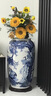 伯莎丹頓（BERTHA DENTON）景德鎮(zhèn)陶瓷手繪青花瓷落地大花瓶插花箭筒客廳書畫缸直筒瓷器擺件 【小號(hào) 高】松鶴延年直筒 50cm 曬單實(shí)拍圖