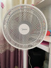 美的（Midea）電風(fēng)扇 家用七葉立式落地扇宿舍臥室輕音節(jié)能搖頭桌面小風(fēng)扇大風(fēng)力空氣循環(huán)風(fēng)扇 SAF30AC  曬單實拍圖