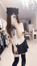 小野七天jk學(xué)院風(fēng)收腰短袖女2025夏季新款純欲制服日系校供感刺繡襯衫上衣 紺色 含領(lǐng)結(jié) S 建議80-90斤 曬單實(shí)拍圖