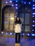 FSHE黑色牛仔褲女春夏新款大碼胖mm高腰彈力顯瘦梨型身材闊腿直筒褲子 黑色【長(cháng)褲】 S 曬單實(shí)拍圖