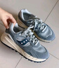 Saucony索康尼SHADOW 6000RE男女運(yùn)動(dòng)休閑鞋情侶復(fù)古百搭運(yùn)動(dòng)鞋蘭灰41 曬單實(shí)拍圖