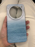 富樸新款漸變色適用vivox100pro手機殼x200半包皮質x90pro手機套x100u 漸變海藍 vivo X200 曬單實拍圖