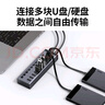 綠聯(lián)USB3.0擴(kuò)展器分線器 高速10口拓展塢HUB集線器擴(kuò)展筆記本臺(tái)式電腦接口一拖十轉(zhuǎn)換接器延長(zhǎng)線配電源 曬單實(shí)拍圖