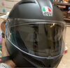 AGVK3摩托車頭盔3C認(rèn)證百搭啞黑日常通勤騎行全盔京東銷冠L(57-58) 曬單實拍圖