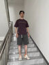 真維斯復(fù)古牛仔短褲男潮牌寬松大碼美式休閑潑墨油漆痞帥五分褲夏季新款 藍(lán)色 32 曬單實(shí)拍圖