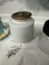 蘇氏陶瓷（SUSHI CERAMICS）茶葉罐時尚亞光鐵銹茶具配件（白） 曬單實拍圖
