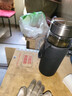 明徽大容量玻璃杯雙層商務(wù)便攜車載水杯男士辦公泡茶杯隔熱防燙杯子 鋼本色【大容量茶水分離】1000ml 曬單實(shí)拍圖