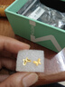 曼卡龍黃金耳釘足金小蝴蝶耳釘一對(duì)簡(jiǎn)約日常小巧爆閃女款生日禮物計(jì)價(jià) 小蝴蝶耳釘 0.8g 曬單實(shí)拍圖
