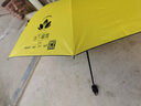 捷柯雨具雨傘定制logo廣告?zhèn)憧捎∽挚套侄ㄗ鲂麄鲌D案黑膠晴雨兩用遮陽(yáng)防曬 遇水開(kāi)花玫紅 曬單實(shí)拍圖