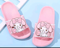 Hello Kitty庫(kù)洛米兒童涼拖鞋女童夏季防滑卡通拖鞋女孩寶寶家居洗澡親子涼拖 2830西瓜紅 28 碼內(nèi)長(zhǎng)19cm 曬單實(shí)拍圖