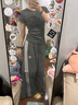 adidas經(jīng)典舒適可拆卸運(yùn)動(dòng)褲男女春季阿迪達(dá)斯官方三葉草   深灰   S 曬單實(shí)拍圖