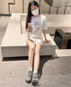 CAMILA KSENIA爆款老爹鞋女2025新款顯高夏季防滑耐磨厚底運動復古休閑鞋 灰色 38 曬單實拍圖