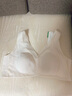 松山棉店【小棉花】大胸顯小蕾絲內(nèi)衣女純棉大碼文胸罩【新款】月光白3XL 曬單實(shí)拍圖