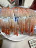 刺身北極甜蝦特大號去頭去殼鳳尾甜蝦即食刺身壽司日料生鮮 【75克/30尾/盒】*1盒+芥末醬油 曬單實拍圖