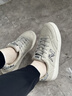 回力官方女鞋小白鞋女新款夏季百搭透氣休閑鞋女輕質網(wǎng)面運動板鞋子女 白黑【主圖款】 37 曬單實拍圖