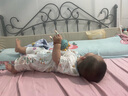 貝肽斯嬰兒衣服夏季寶寶連體衣純棉新生兒薄款哈衣爬服短袖睡衣 曬單實拍圖