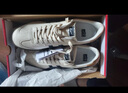 Onitsuka Tiger鬼塚虎TOKUTEN夏季男女復(fù)古德訓(xùn)鞋休閑鞋 米色/深藍色 37.5 曬單實拍圖