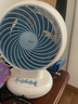 愛(ài)麗思日本空氣循環(huán)扇家用靜音電風(fēng)扇小型搖頭臺式渦輪對流扇M15C 藍色-M15C 曬單實(shí)拍圖