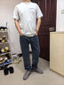 TOI高端直筒牛仔褲男士2025年夏季新品商務(wù)品牌水洗百搭深藍(lán)色長褲子 深藍(lán)色 35 (腰圍92.5cm/2尺77) 曬單實(shí)拍圖
