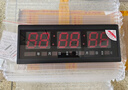 虹光（HonGuan）LED電子萬年歷掛鐘客廳電子鐘夜光大時間數(shù)字鐘表掛墻時鐘 4819 48x19cm-中文紅光 曬單實拍圖