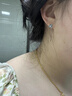 芯奢s999純銀藍色鳶尾花耳線女2025新款高級感三葉花耳環(huán)氣質(zhì)耳釘耳飾 藍色鳶尾花耳線一對【999足銀】 曬單實拍圖