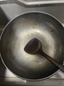 哥思頓章丘大肚鍋手工鍛打老式炒鍋無(wú)涂層不粘輔食鍋 魚鱗款28cm 曬單實(shí)拍圖