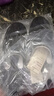 無印良品（MUJI）男女通用 聚酯纖維貼合腳型拖鞋 秋冬季男鞋女鞋 JKAF9A4A 黑色 240mm M/38碼（2.0） 曬單實(shí)拍圖