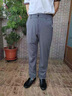 南極人（Nanjiren）休閑褲男士2025新款寬松直筒商務(wù)男褲冰絲夏季西褲男生長(zhǎng)褲子男款 灰色 28 (90-105斤) 曬單實(shí)拍圖