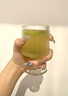 豎紋玻璃高腳杯酸奶冰淇淋杯子高顏值咖啡杯紅酒杯 豎紋高腳杯 200ml 2只 曬單實(shí)拍圖