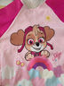 汪汪隊(duì)立大功（PAW PATROL）兒童罩衣嬰兒吃飯圍兜寶寶圍嘴反穿衣男女童無(wú)袖口水兜PA1924 130 曬單實(shí)拍圖