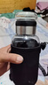 【送杯套】大容量加厚玻璃杯子便攜噸噸杯茶水分離帶杯套泡茶水杯 透明 1000ml噸噸桶 1只裝 曬單實拍圖