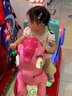 優(yōu)奇女童套裝春夏款兒童t袖可愛洋氣衣服上衣長(zhǎng)褲寶寶兩件套分體套裝 曬單實(shí)拍圖