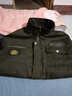 工作服外套男春秋耐磨工地工人勞保服單件上衣電焊汽修服防燙加厚 軍綠單上衣（純棉防燙） 3XL /180（建議155-170斤） 曬單實(shí)拍圖
