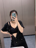 婷美提拉內衣女大胸塑形防下垂收副乳上托小胸聚攏無(wú)痕文胸 黑2XL 曬單實(shí)拍圖