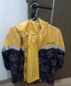 多妙屋男童沖鋒衣兒童外套秋裝三合一搖粒絨內(nèi)膽洋氣童裝p315藏藍(lán)120 曬單實(shí)拍圖