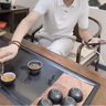 倉石一樹 KAZUKI KURAISHI商務(wù)高端感針織短袖polo衫男士2025新款夏季翻領(lǐng)T恤 白色 XL 曬單實(shí)拍圖