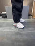 AJKI輕奢潮牌男鞋夏季百搭ajki休閑透氣男鞋男士軟底舒適運動(dòng)鞋子男 白紅【品牌男鞋】 42 曬單實(shí)拍圖