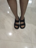 康莉（COMELY）商場(chǎng)同款休閑涼鞋女2025夏季舒適厚底外穿精致高級(jí)涼鞋 黑色  36  曬單實(shí)拍圖