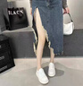 QIPUSEN品牌小白鞋女厚底牛皮休閑鞋女2025秋季新品女鞋輕便百搭鞋子女 米白 35 曬單實(shí)拍圖