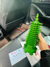 曹堂桃木雕刻13層文昌塔擺件空心綠色實木質(zhì)客廳書桌十三層九層文昌塔 A桃木綠色九層塔【高38cm】 曬單實拍圖
