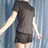 維多利亞旅行者運動套裝女戶外晨跑健身服夏季短袖瑜伽服套裝健身房爬山跑步服L 曬單實拍圖