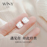 唯一（Winy）珍珠耳飾純銀耳釘送老婆媽媽生日禮物女生顯氣質高級感耳環(huán)飾新款 曬單實拍圖