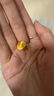 金小貅黃金貓眼珠3D硬金足金999閃亮車花轉(zhuǎn)運珠路路通DIY手鏈女手串禮物 0.12-0.14g,4mm貓眼珠 曬單實拍圖