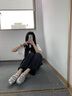 星期六（St&Sat）星期六網(wǎng)面透氣瑪麗珍鞋女2025夏季新款淺口銀色單鞋  銀色39 曬單實(shí)拍圖
