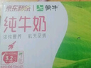 蒙牛全脂純牛奶200ml*24盒 整箱牛奶 送禮盒裝 部分地區(qū)5月產(chǎn) 曬單實拍圖