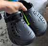 卡駱馳（crocs）波波Clog男女一腳蹬沙灘鞋CR207937-001 黑色 41（41-42） 曬單實(shí)拍圖