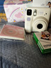 富士 instax miniSE一次成像相機立拍立得旅游mini7+升級版傻瓜照相機節(jié)日禮物送禮送女友 白色 套餐A【標配+相紙10張+基礎(chǔ)配件禮包】 曬單實拍圖
