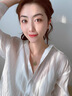 藝香天然和田玉952銀項鏈彌勒佛佛公吊墜玉石玉佛掛件女笑佛玉墜 高冰淺青色吊墜925銀扣頭) 曬單實(shí)拍圖