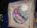 燕云州蔚縣手工剪紙工藝品熊貓擺件中國風(fēng)特色禮物送老外出國禮品 彩色熊貓竹梅(大號26*26cm) 曬單實(shí)拍圖